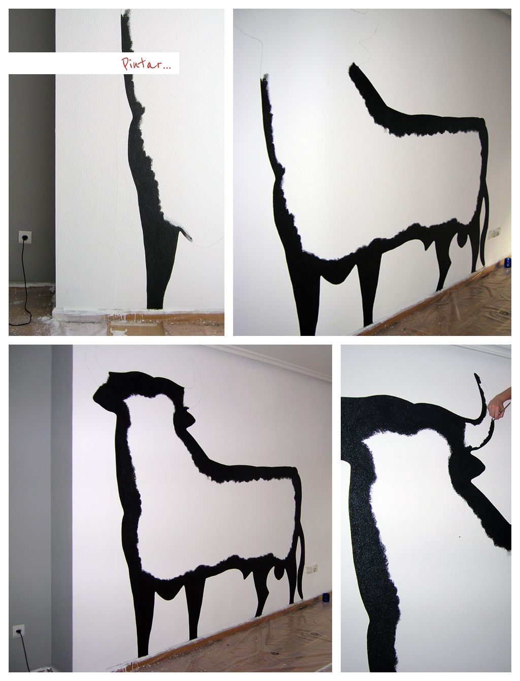 Pintar Toro de Osborne