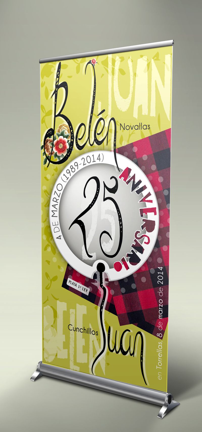 25 Aniversario Diseño Etiqueta vino