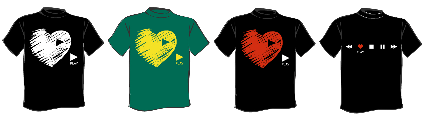 Otros Modelos Camisetas PlayHeart Otros Modelos Camisetas PlayHeart
