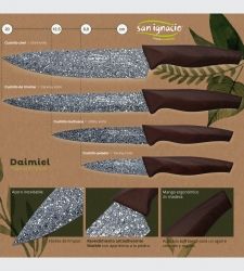 Ficha de producto para cuchillos Daimiel